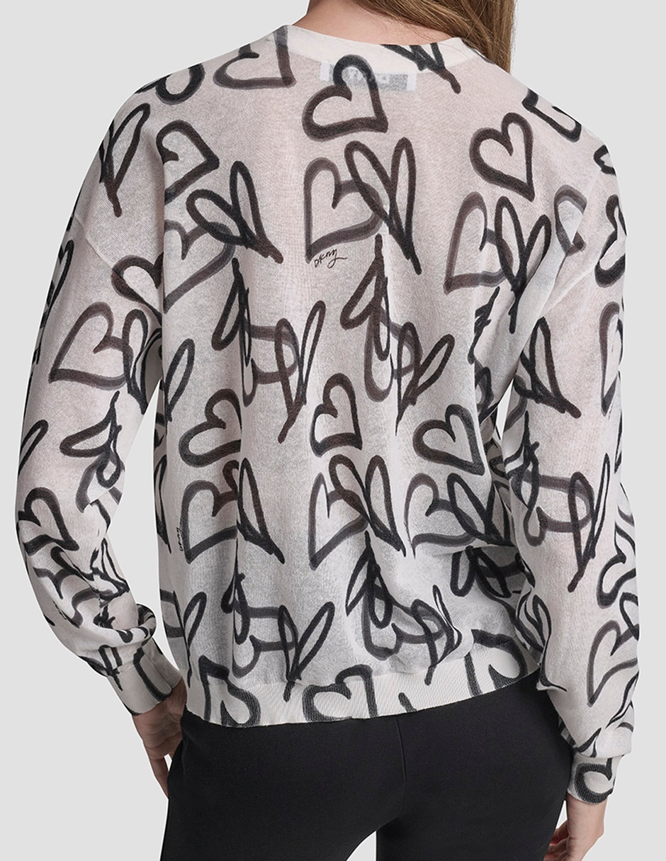 Suéter cuello redondo para mujer 9