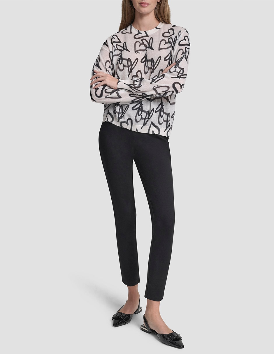 Suéter cuello redondo para mujer 10