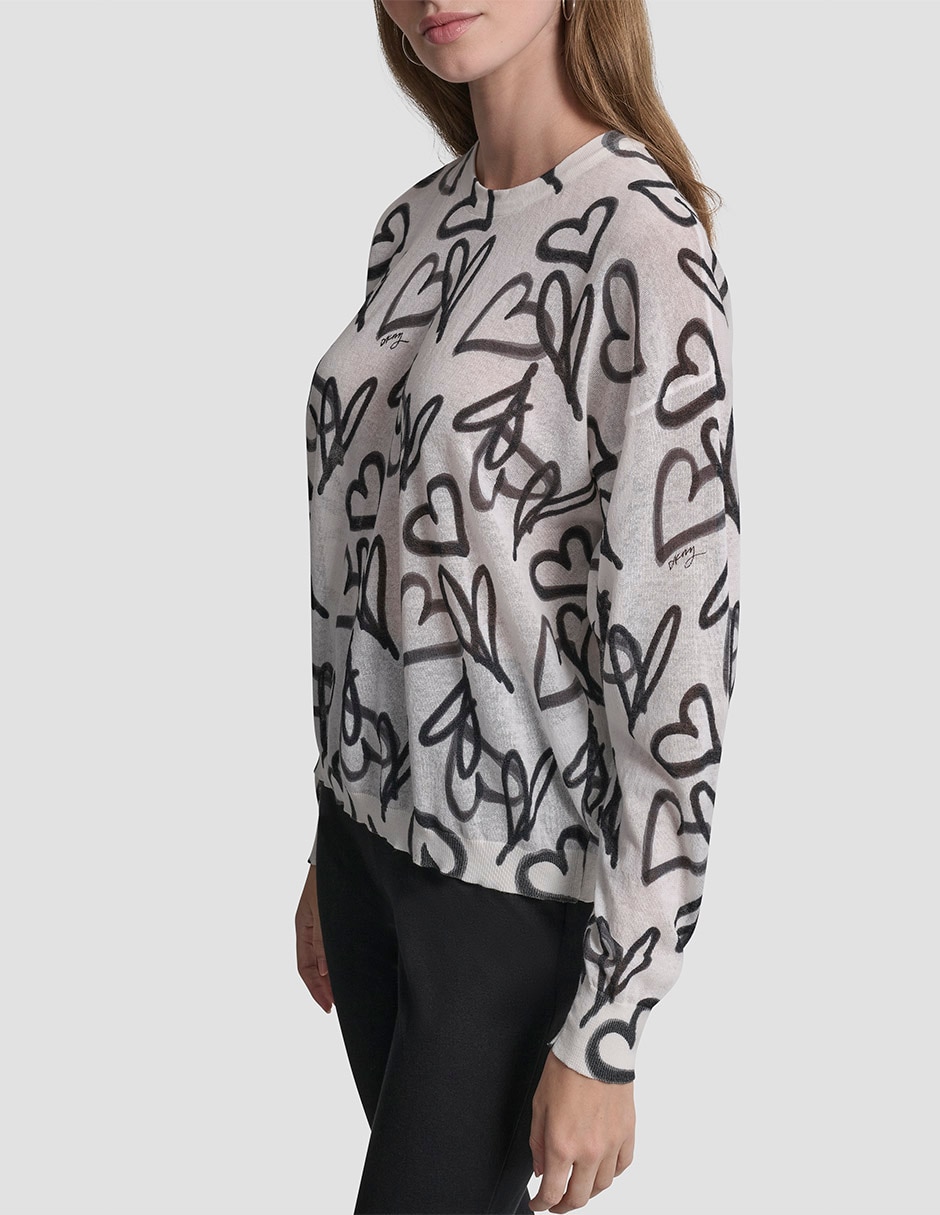 Suéter cuello redondo para mujer 11