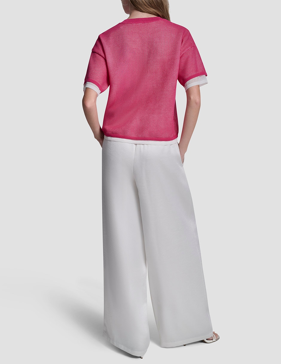 Suéter DKNY cuello redondo para mujer