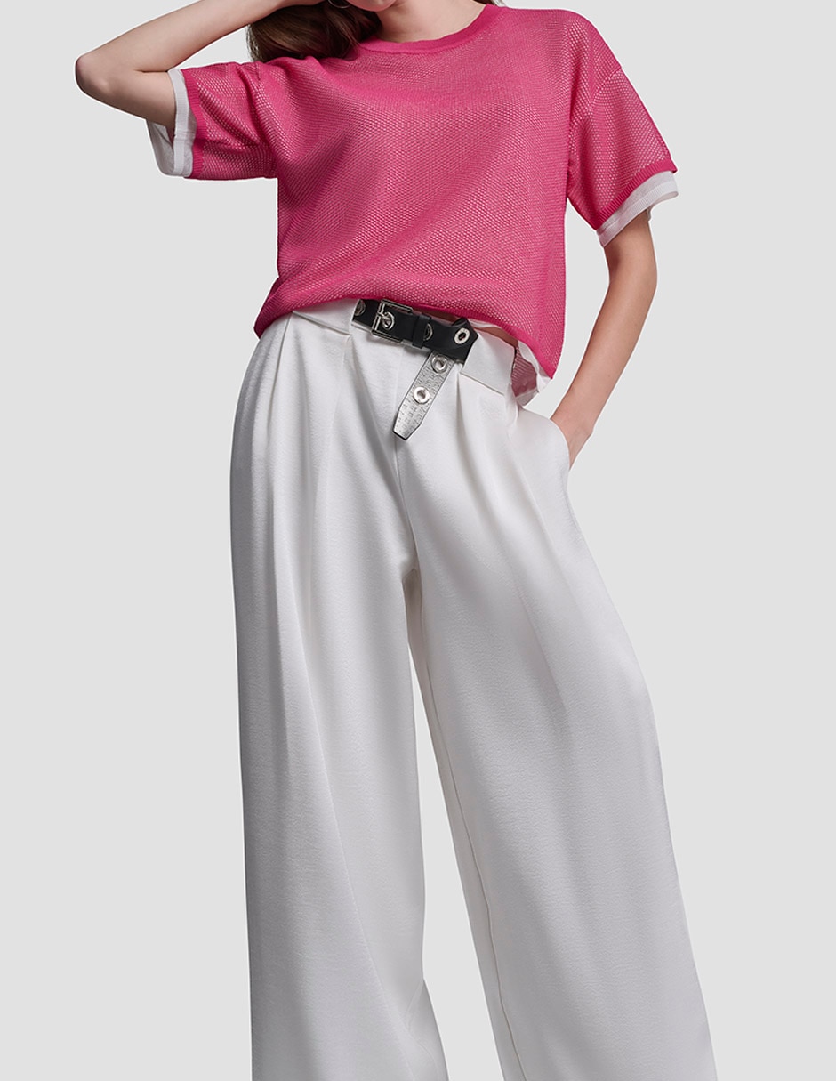 Suéter DKNY cuello redondo para mujer
