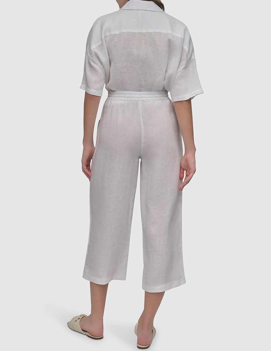 Pantalón capri dkny regular para mujer