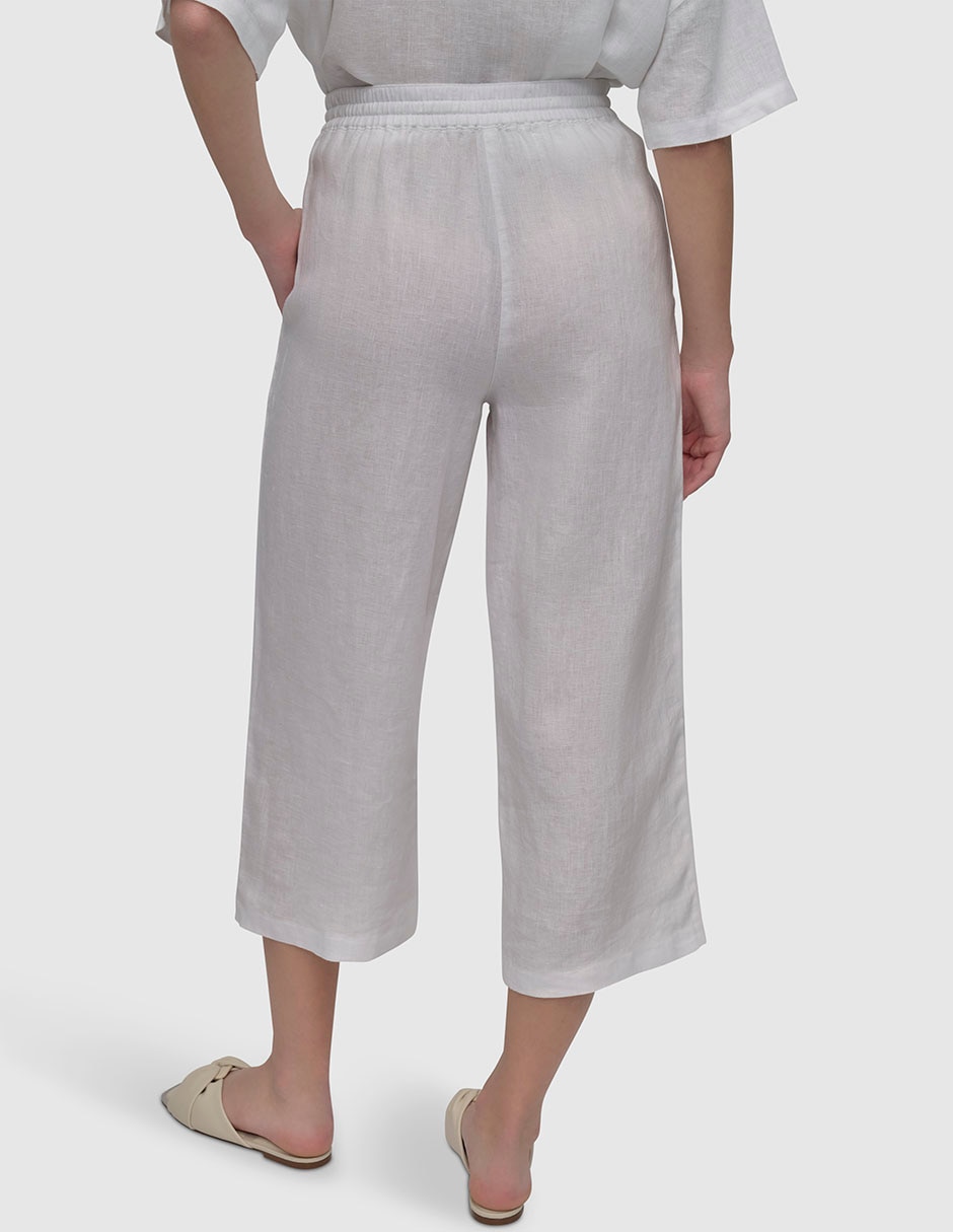 Pantalón capri dkny regular para mujer