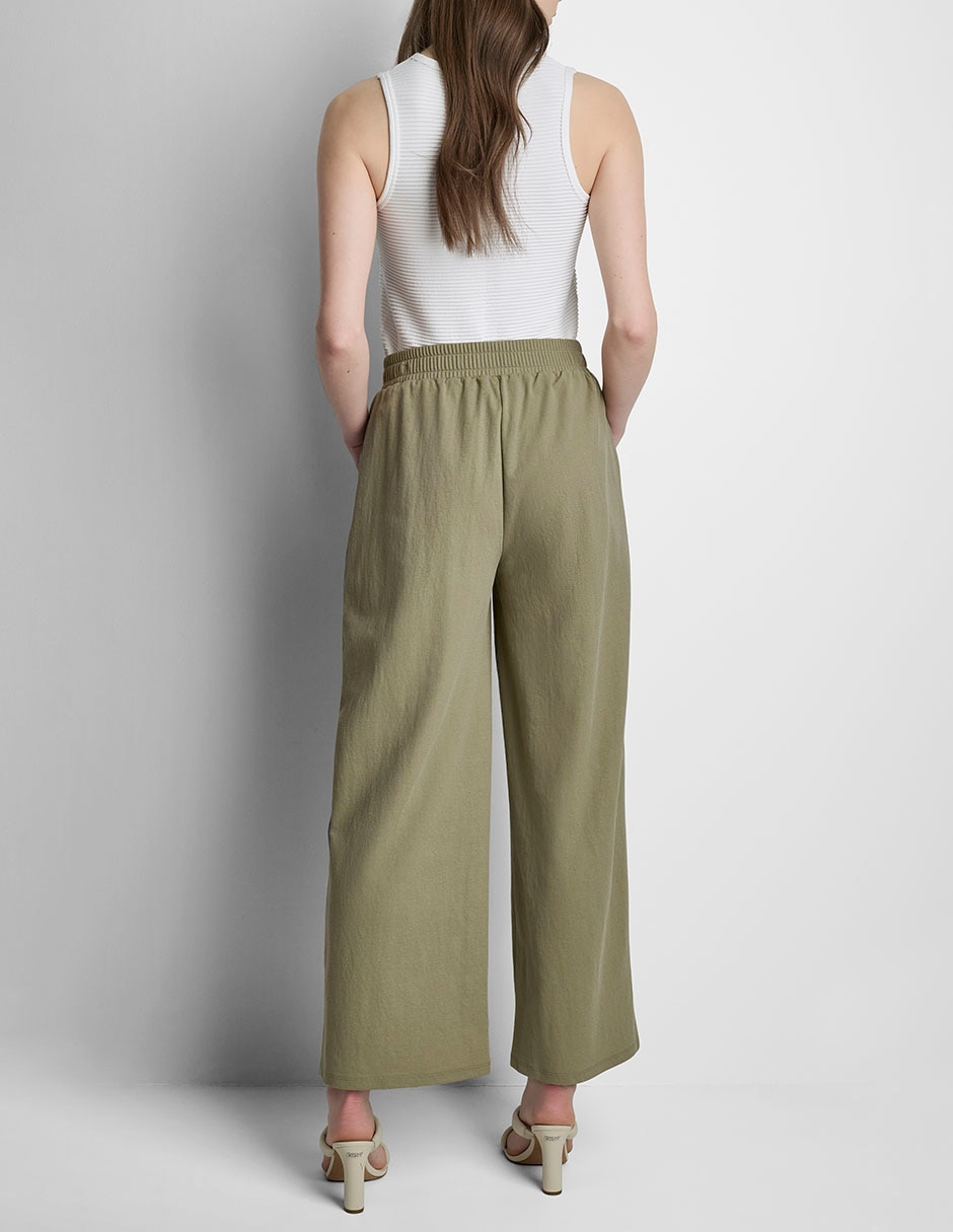 Pantalón coulotte dkny amplio para mujer