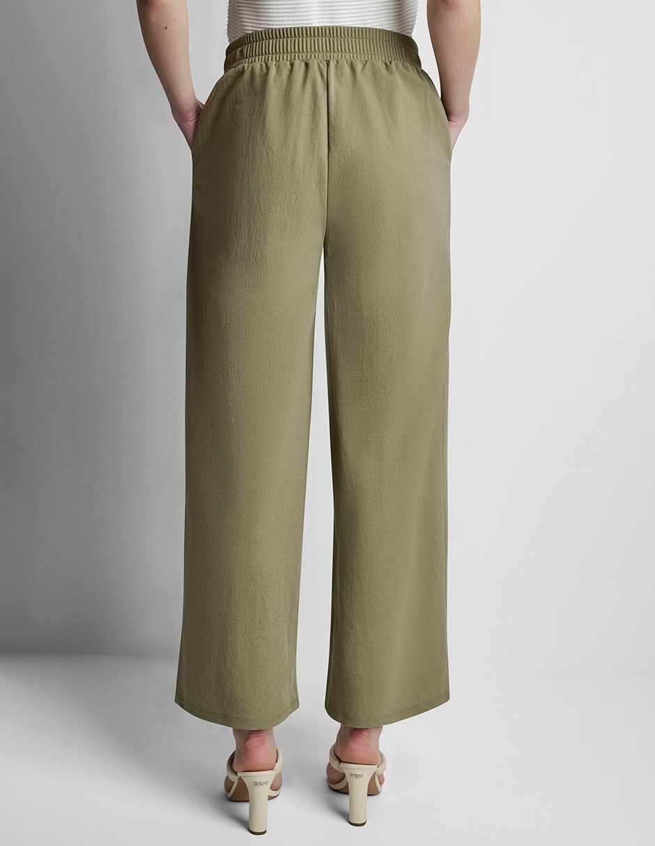 Pantalón coulotte dkny amplio para mujer