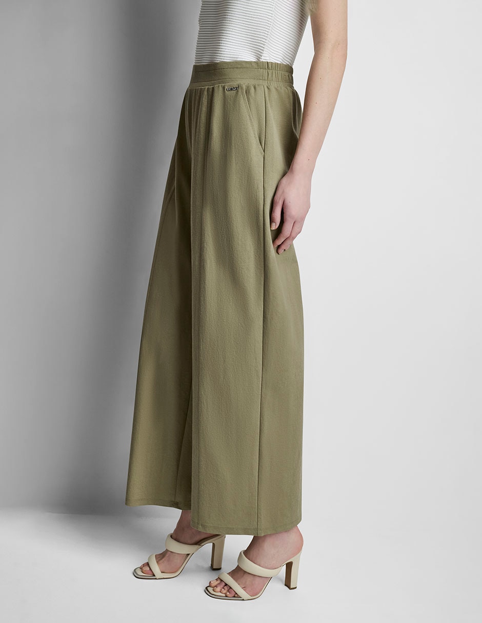 Pantalón coulotte dkny amplio para mujer