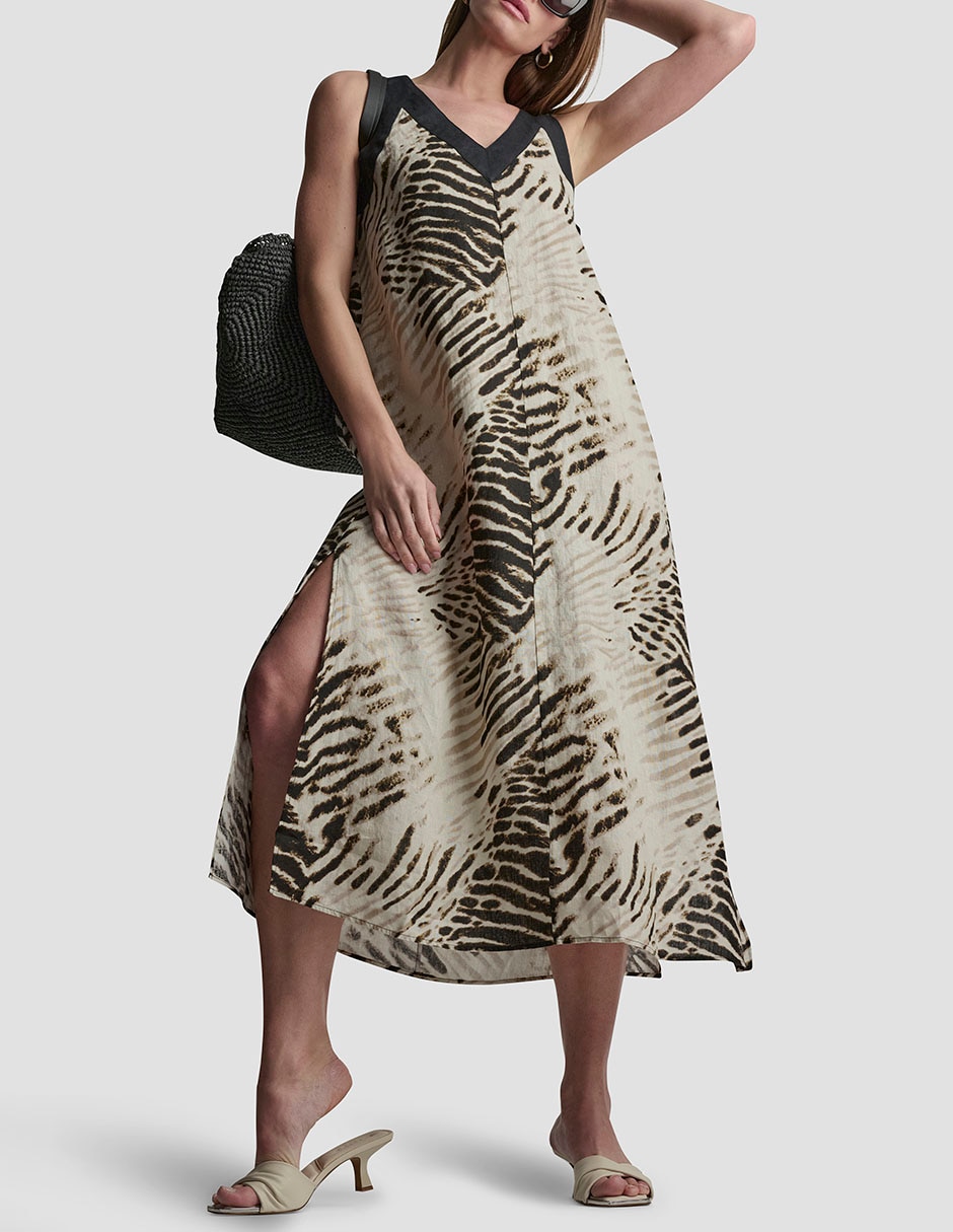 Vestido crop casual Dkny para mujer