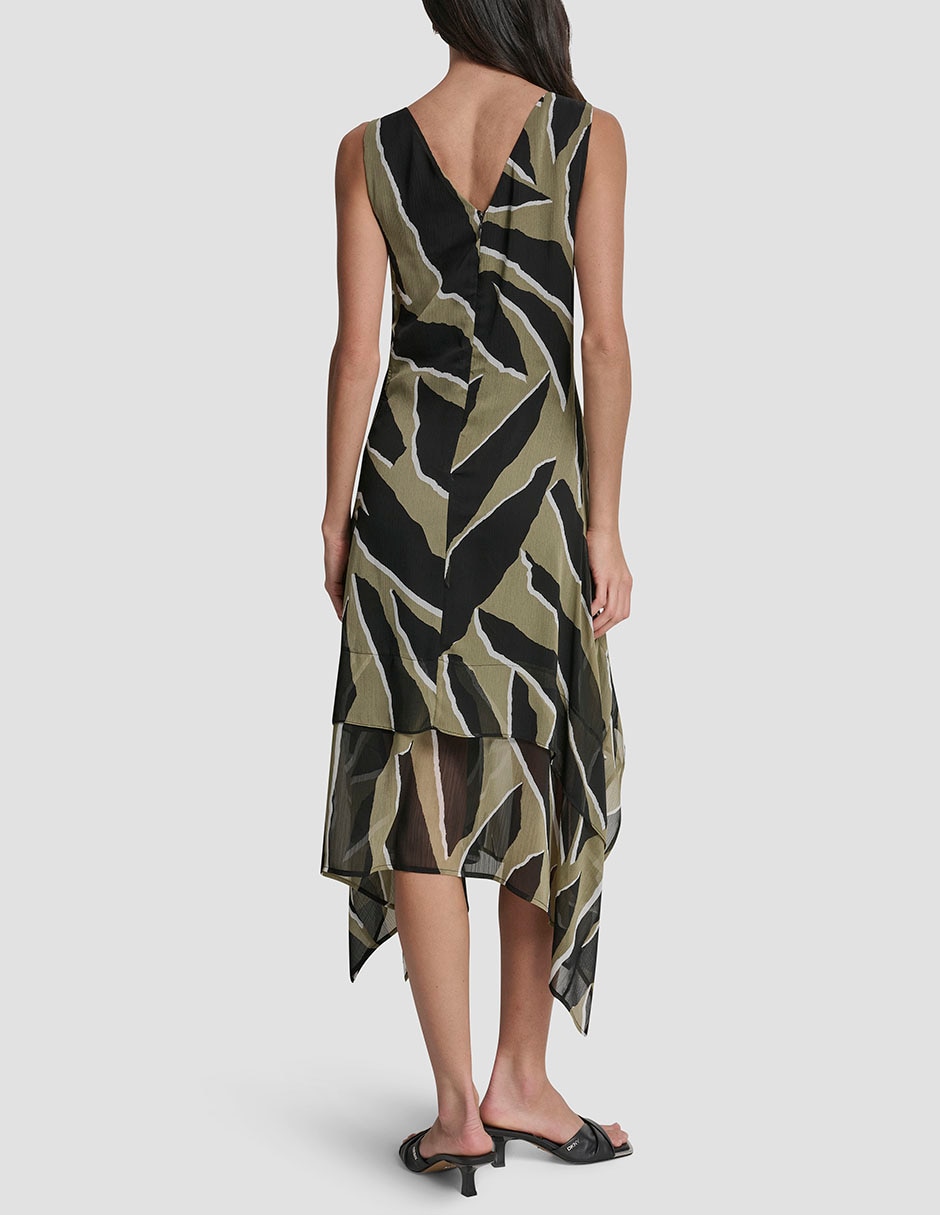 Vestido midi casual Dkny para mujer