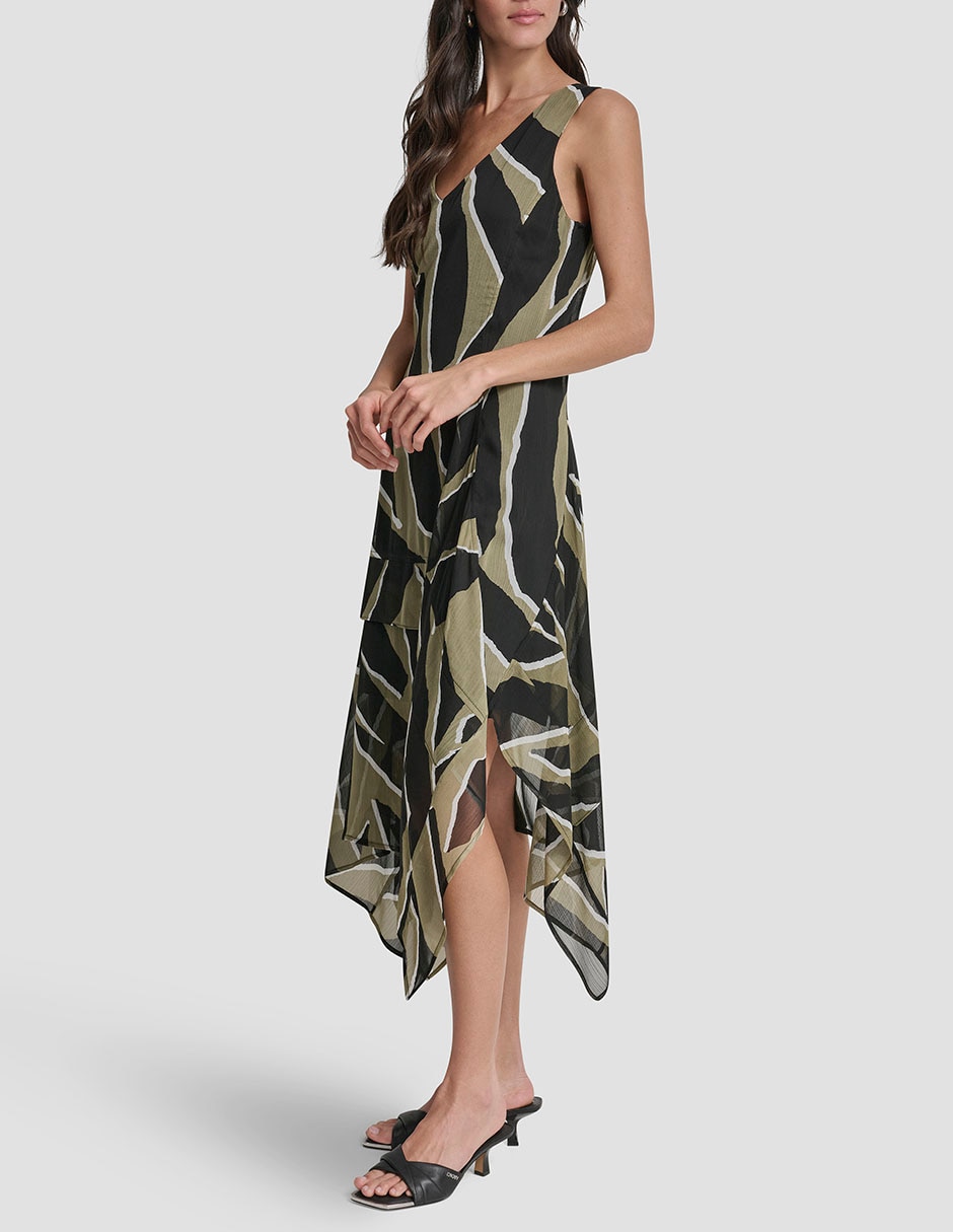Vestido midi casual Dkny para mujer