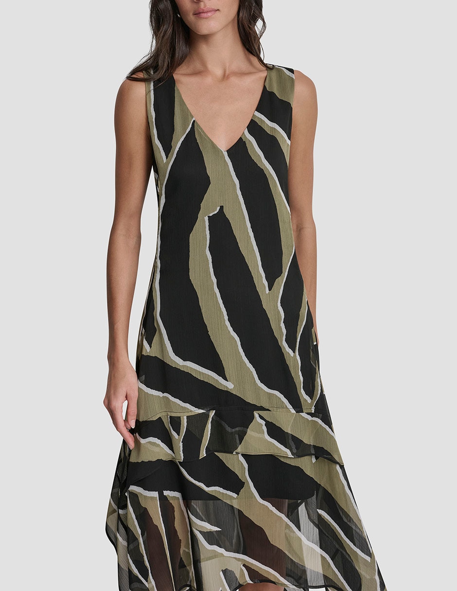 Vestido midi casual Dkny para mujer