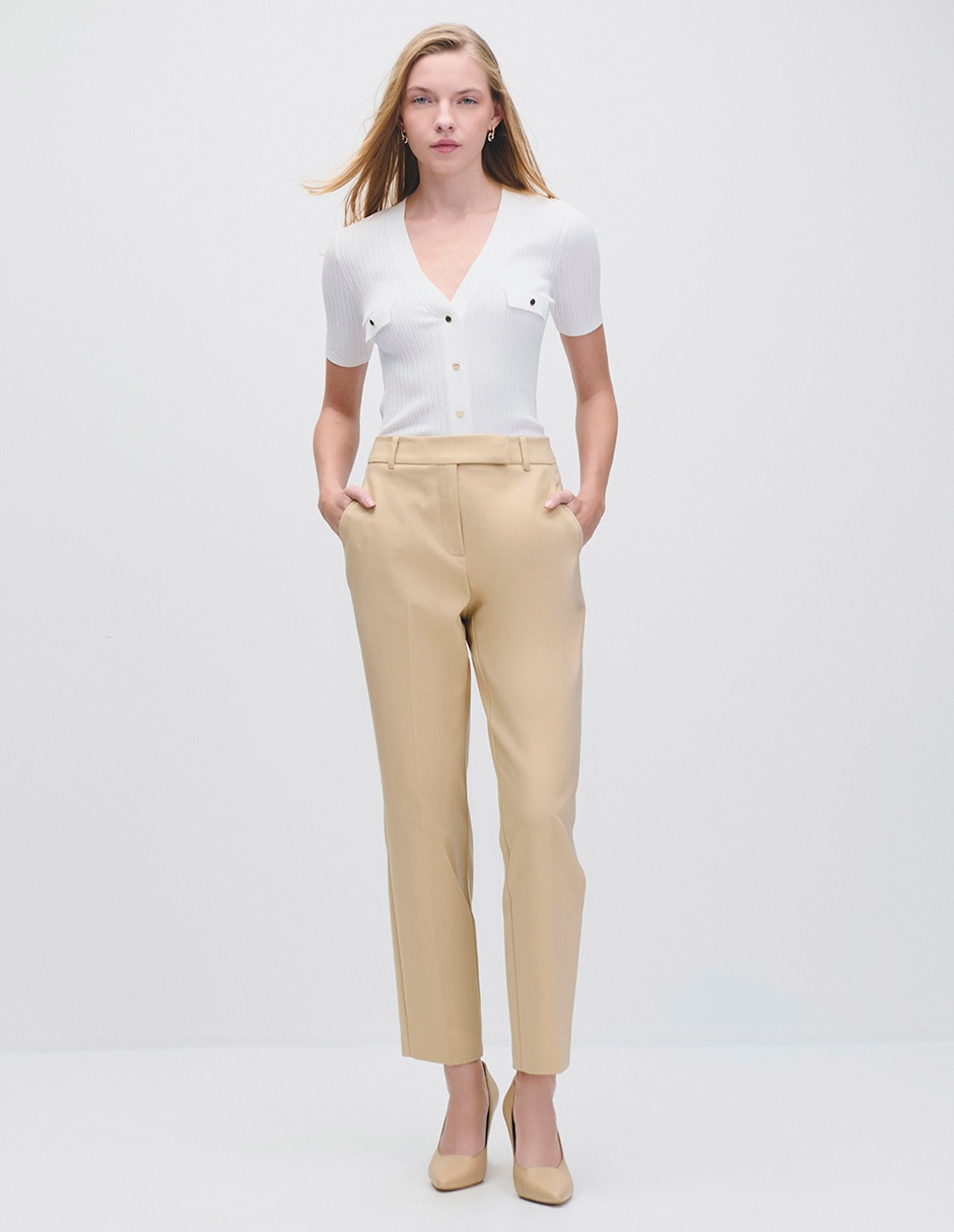 Pantalón regular para mujer 4