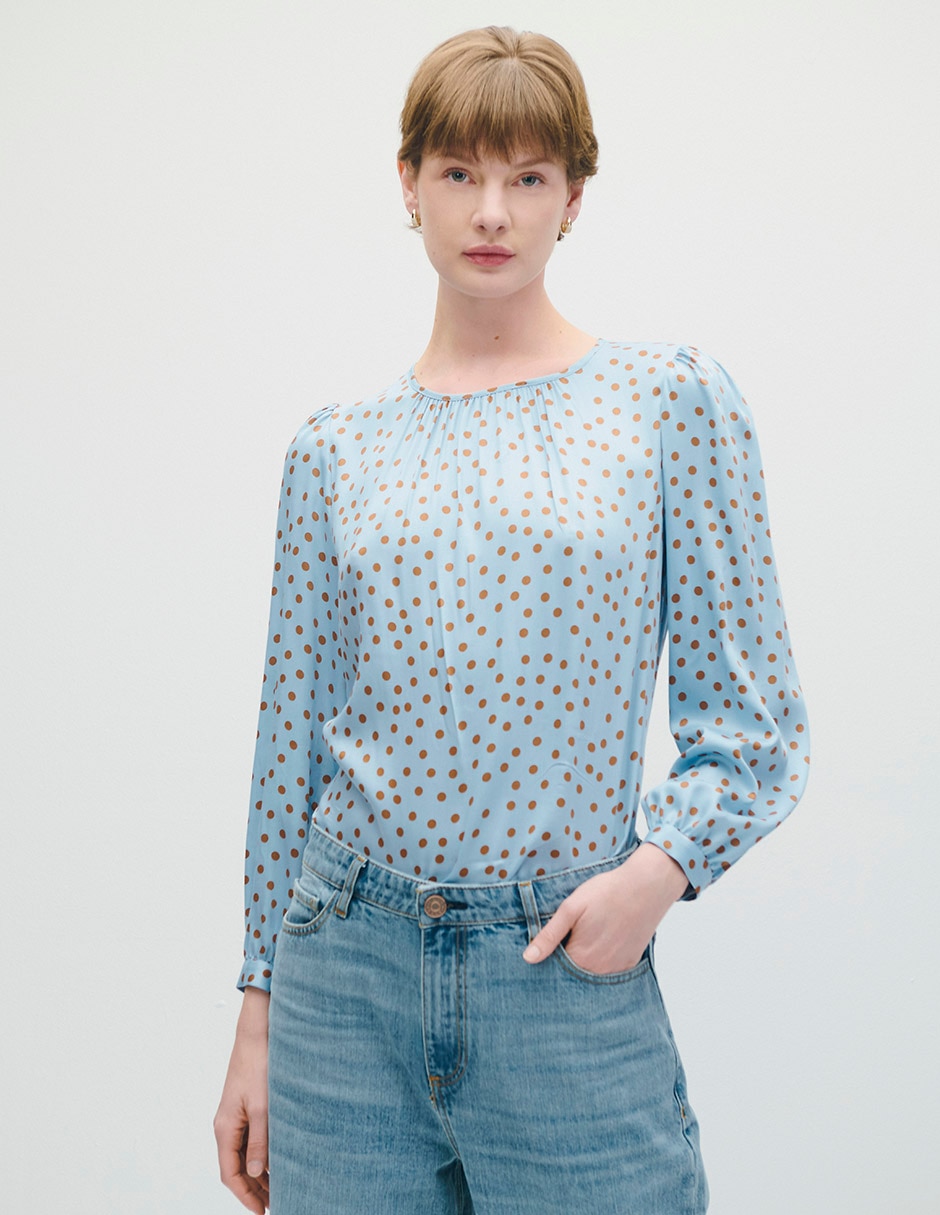 Blusa manga larga para mujer Blusa manga larga para mujer