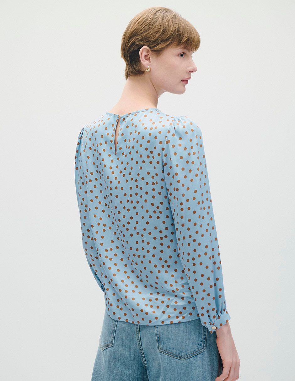 Blusa manga larga Julio para mujer