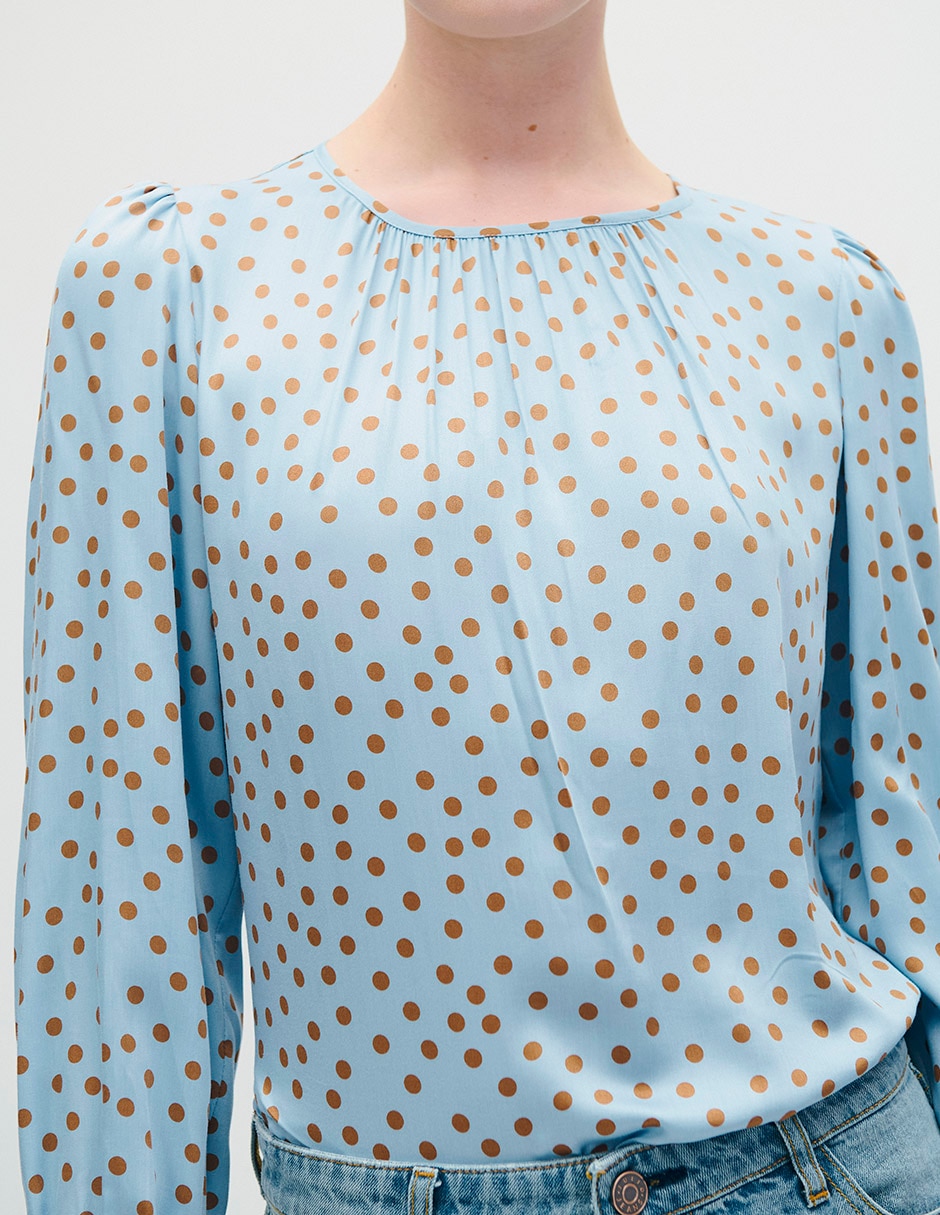 Blusa manga larga Julio para mujer