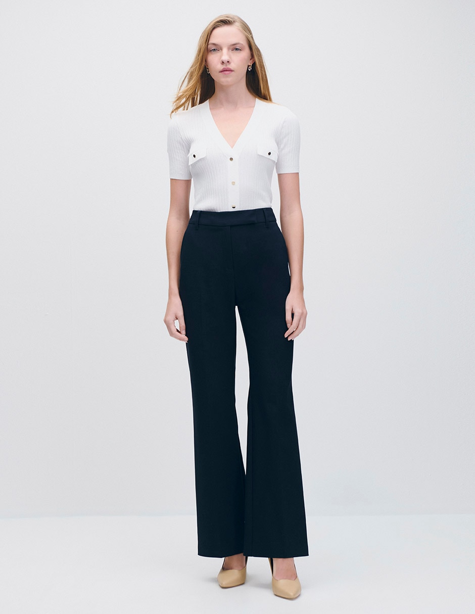 Pantalón amplio para mujer 4