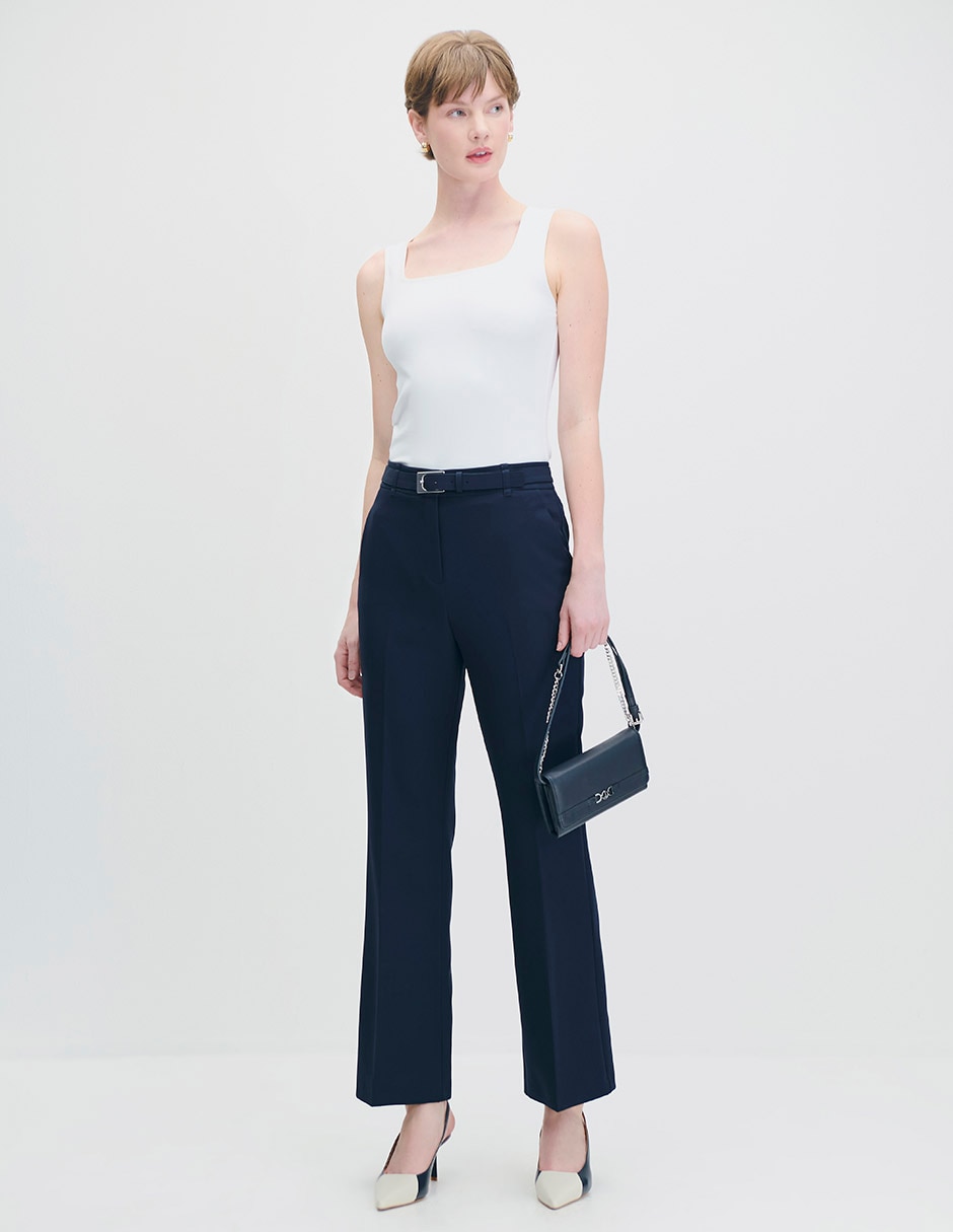 Pantalón de vestir regular para mujer 4