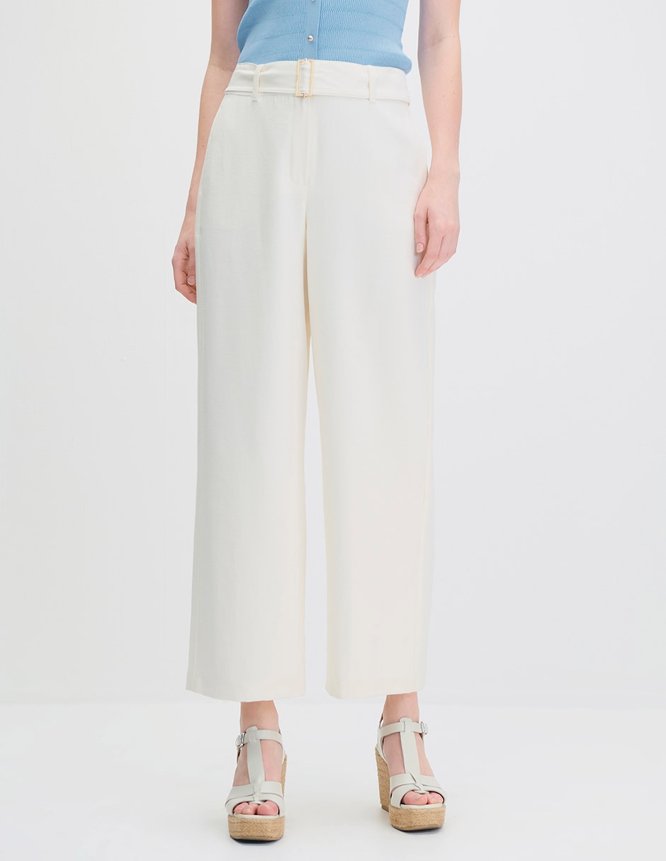 Pantalón relaxed amplio para mujer