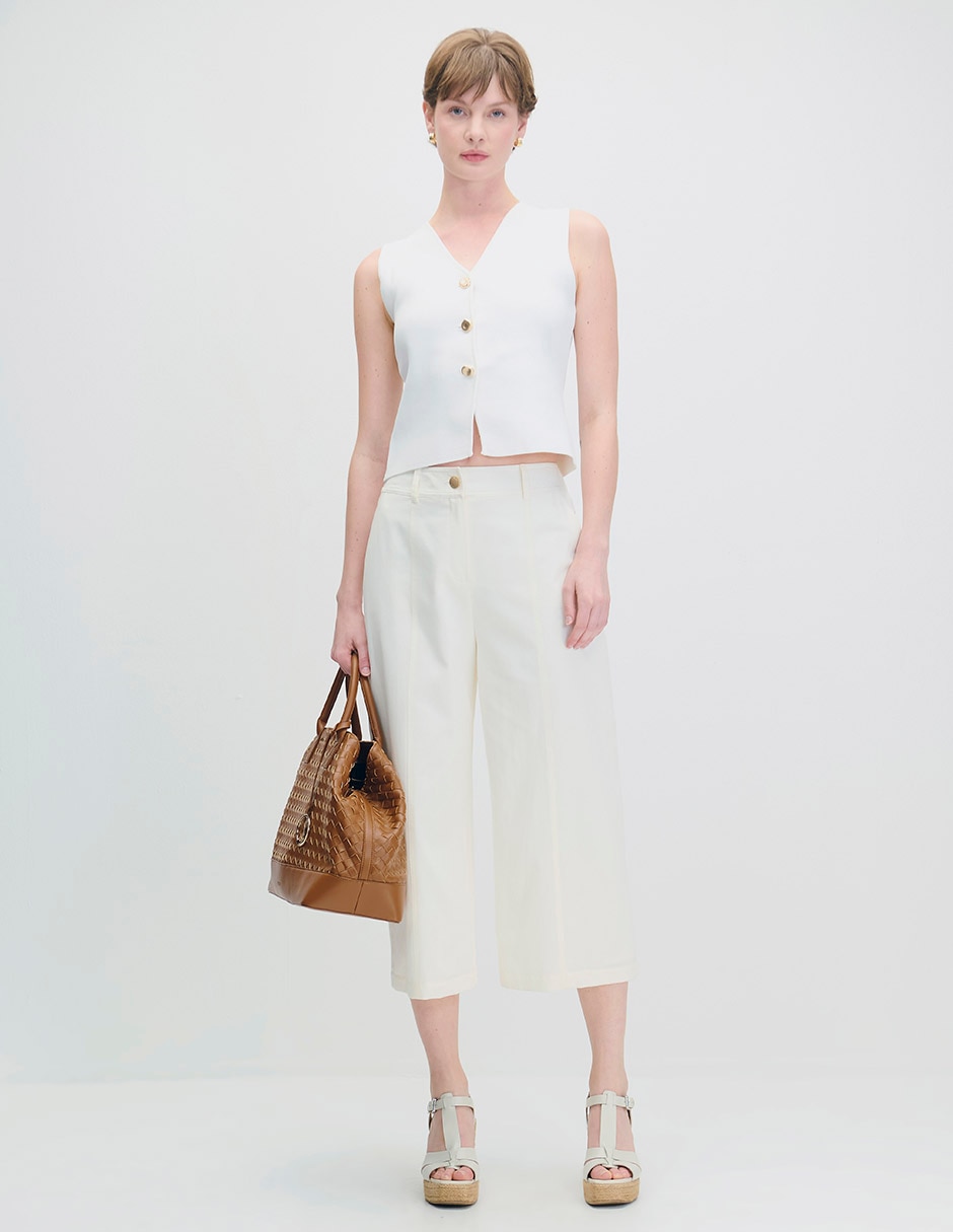Pantalón relaxed amplio para mujer 2