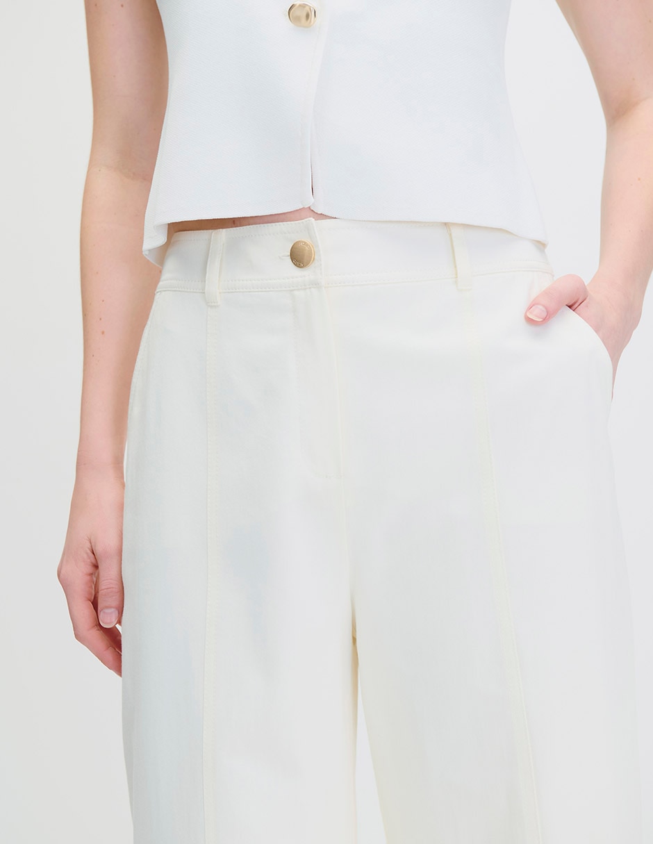 Pantalón relaxed amplio para mujer 4