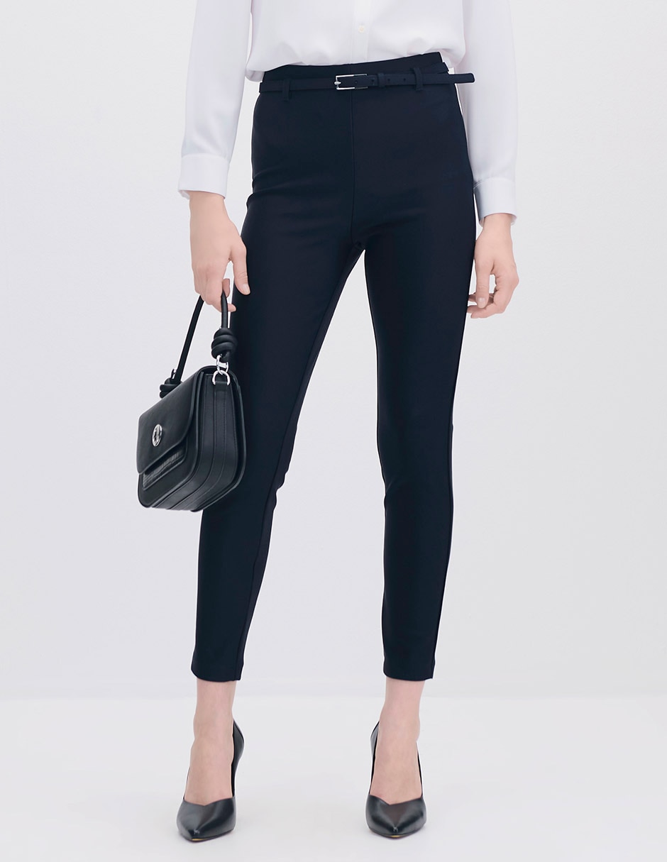 Legging cintura alta con elástico para mujer