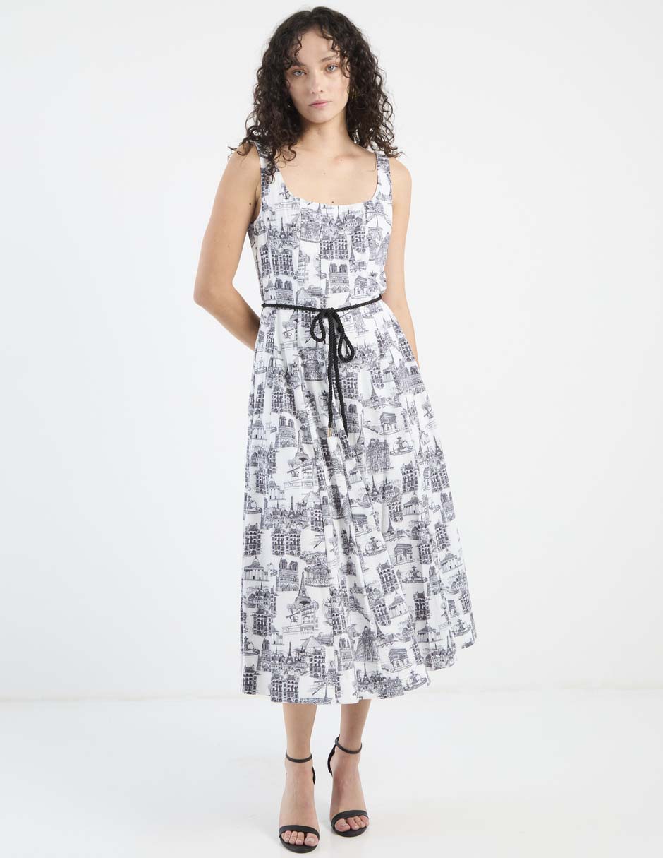 Vestido largo casual para mujer 1