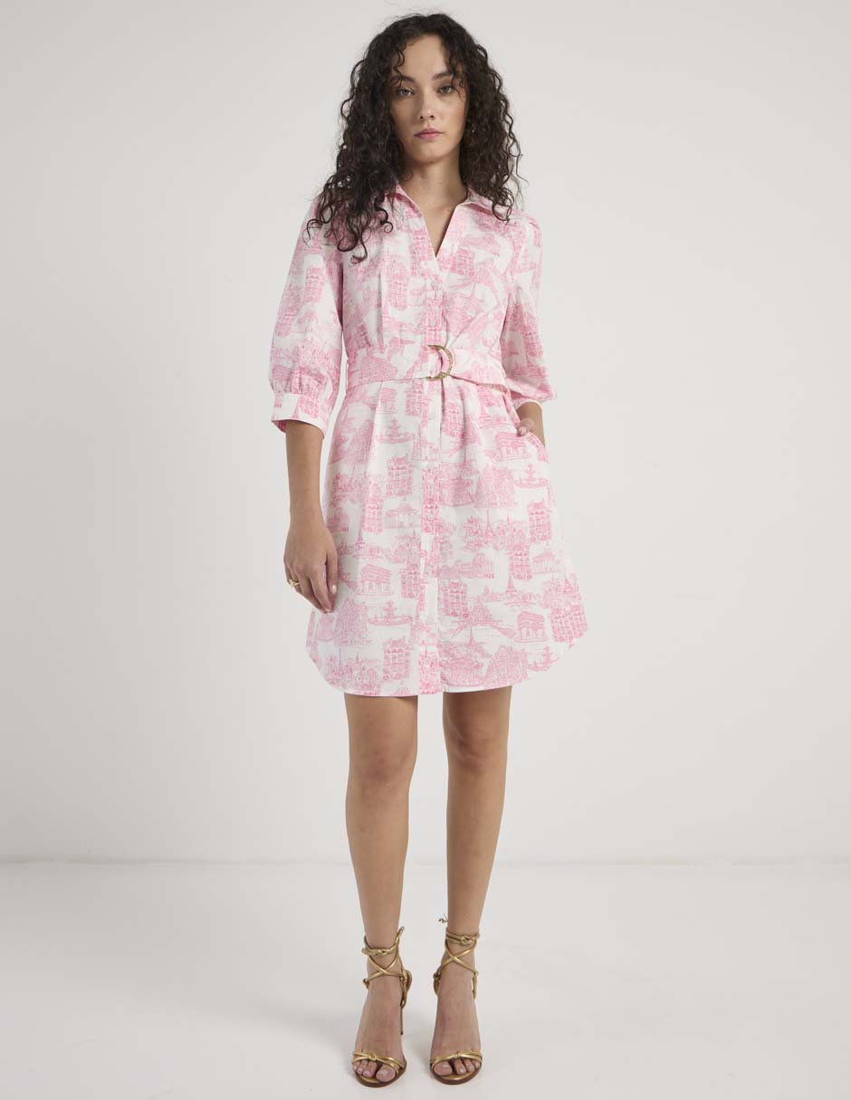 Vestido arriba rodilla casual para mujer