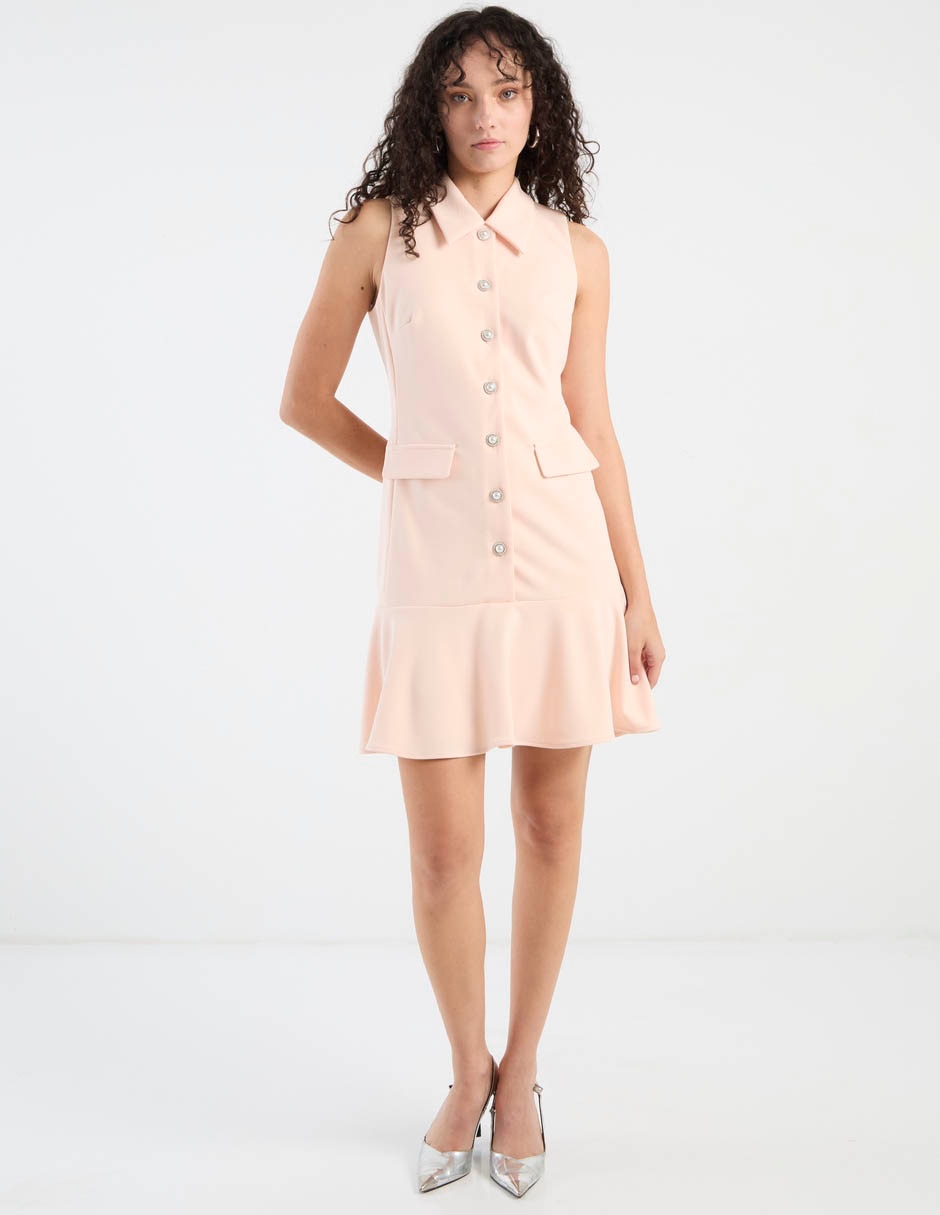 Vestido corto casual Karl Lagerfeld Paris para mujer