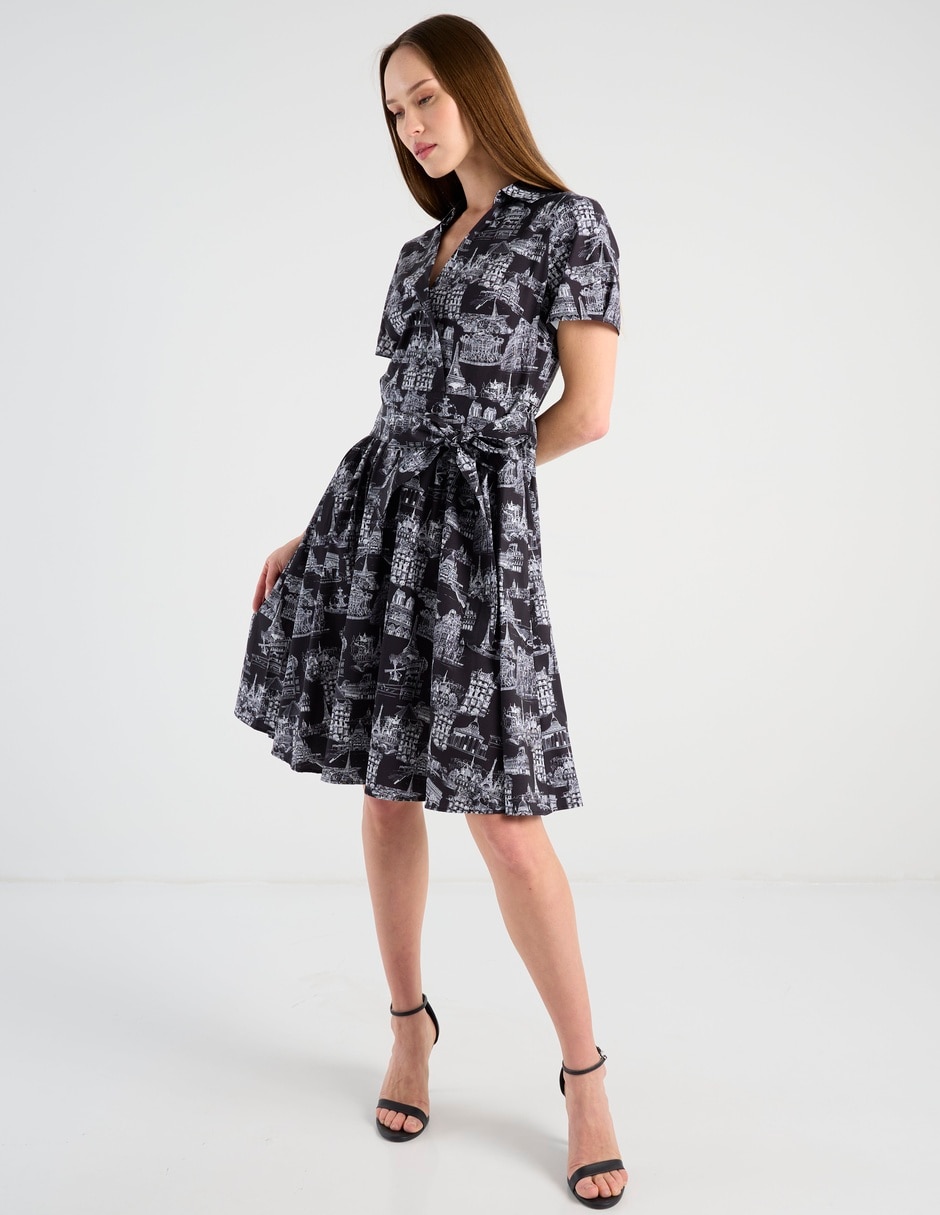 Vestido corto casual Karl Lagerfeld Paris para mujer
