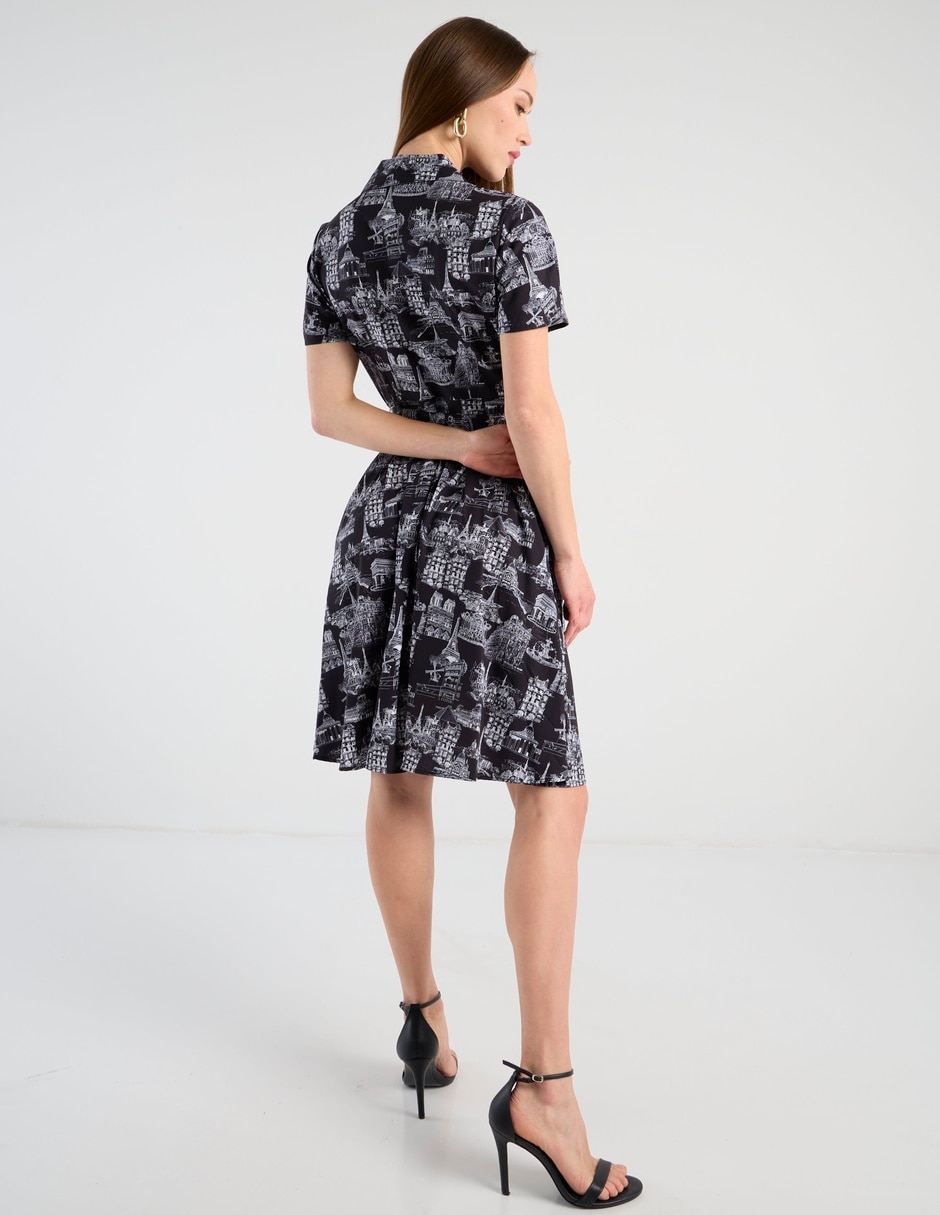 Vestido corto casual Karl Lagerfeld Paris para mujer