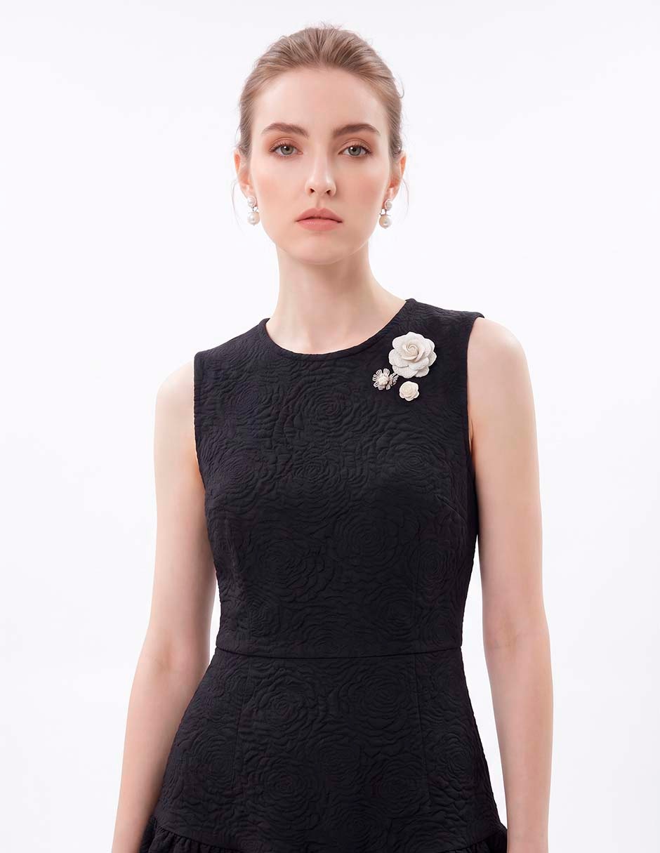 Vestido a la rodilla casual para mujer 2