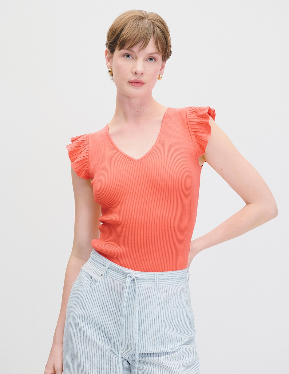 Blusa c.p. manga corta para mujer