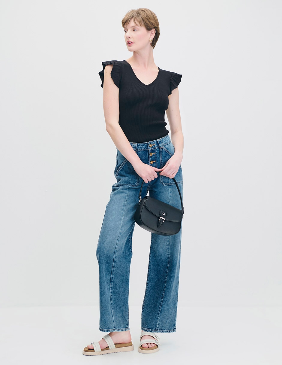 Blusa c.p. manga corta para mujer 4