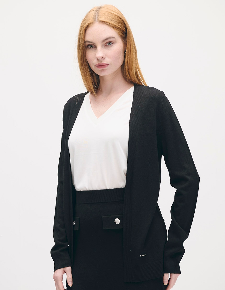 Suéter cuello simulado para mujer