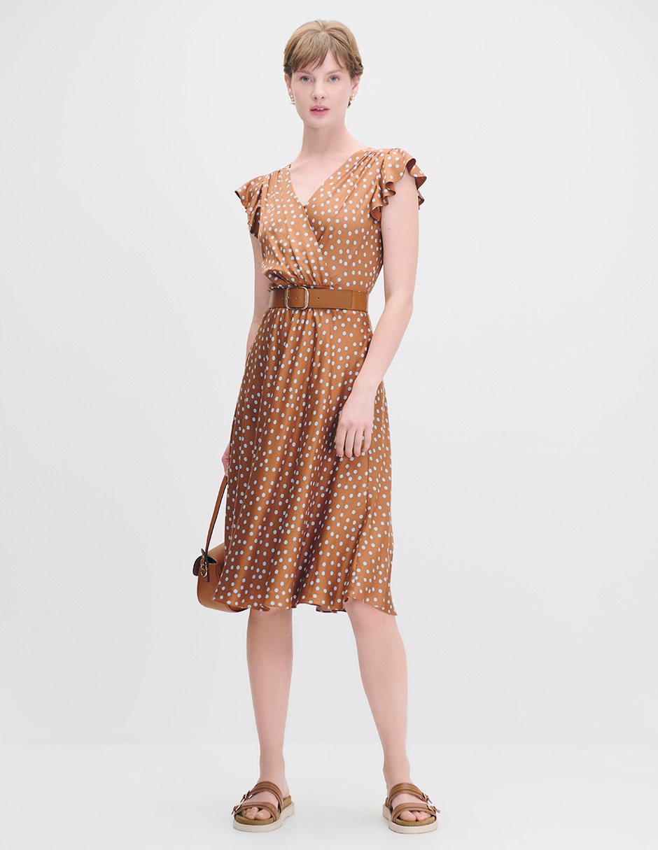 Vestido 3/4 casual napoli para mujer