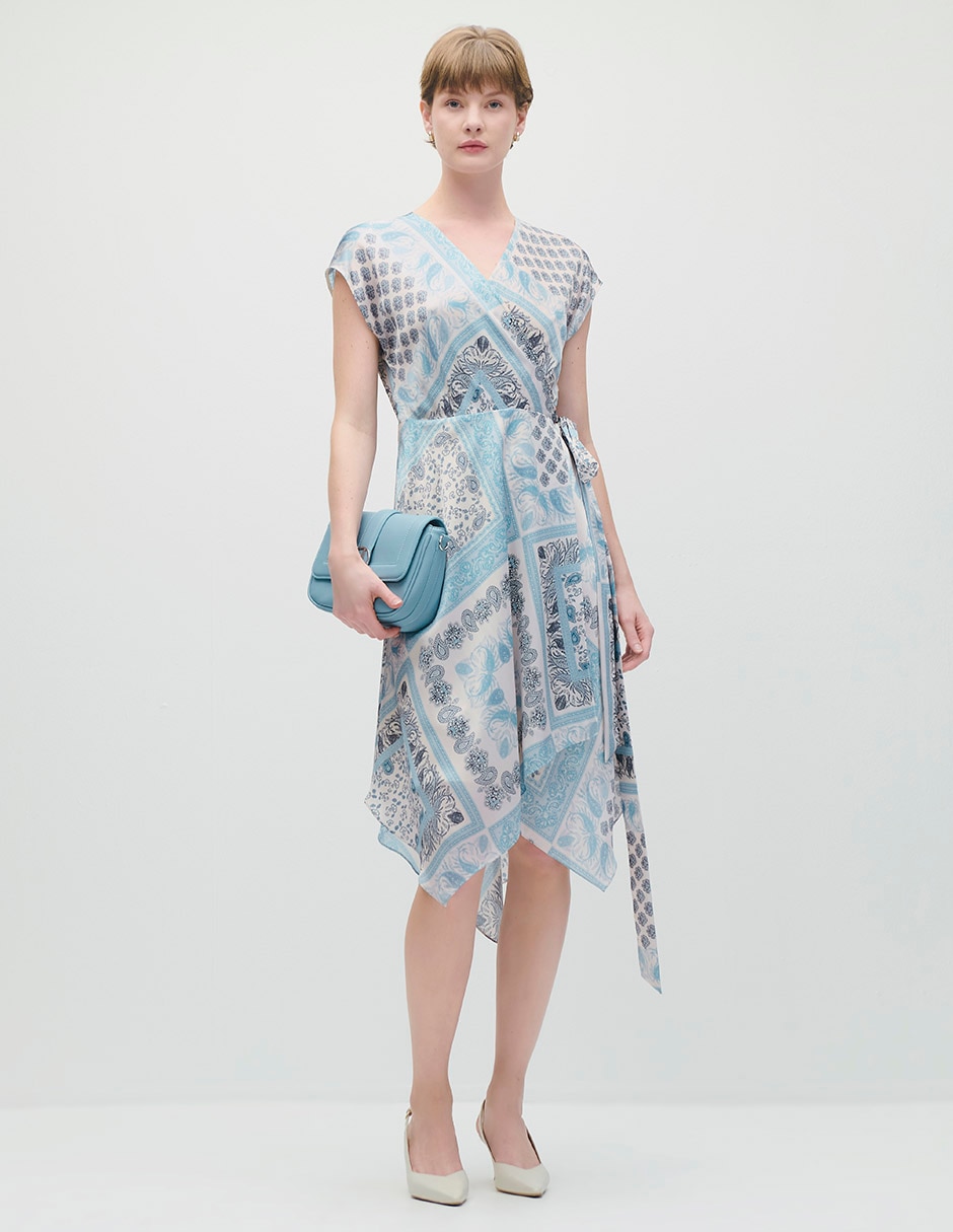 Vestido a la rodilla casual napoli para mujer