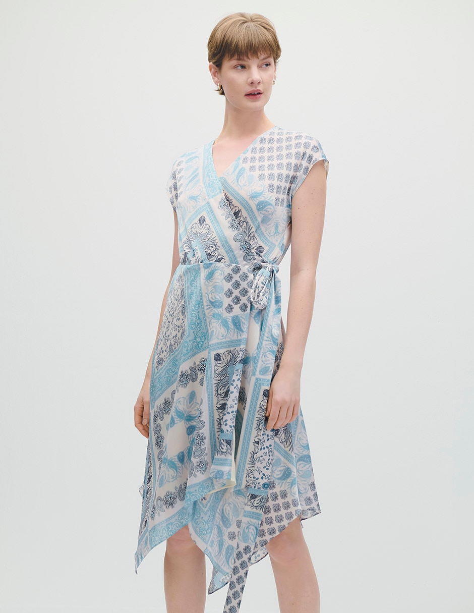 Vestido a la rodilla casual napoli para mujer