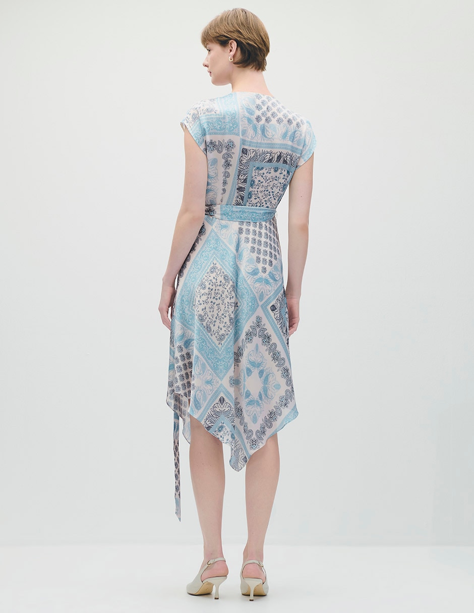 Vestido a la rodilla casual napoli para mujer