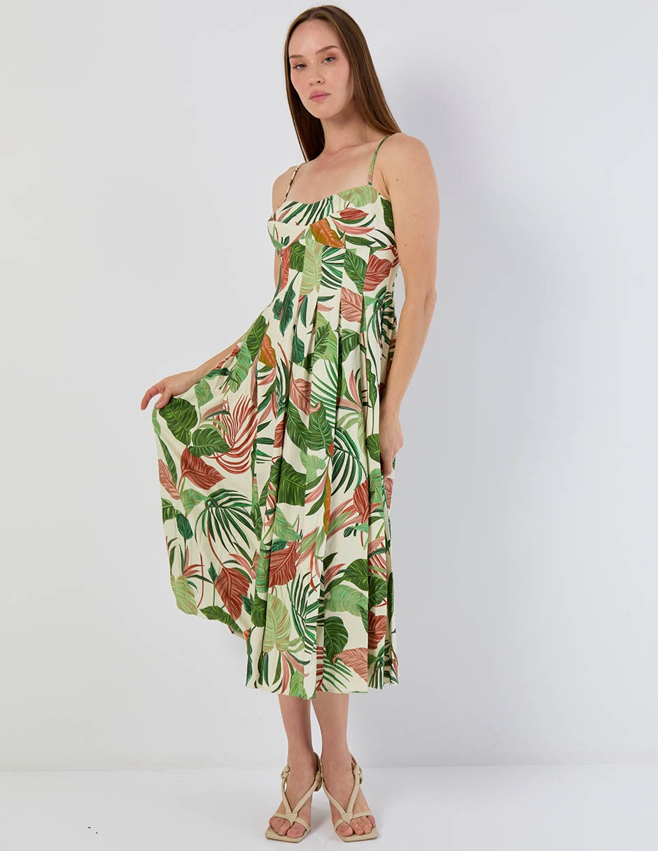 Vestido midi casual para mujer Vestido midi casual para mujer