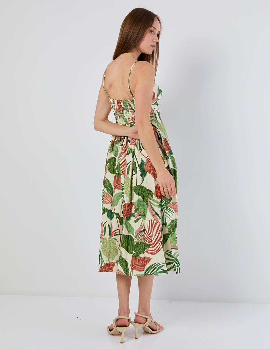 Vestido midi casual para mujer