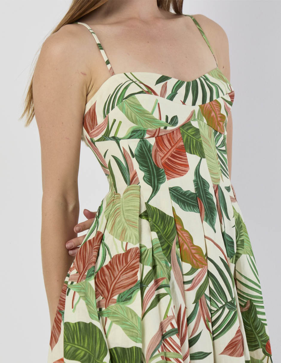 Vestido midi casual para mujer