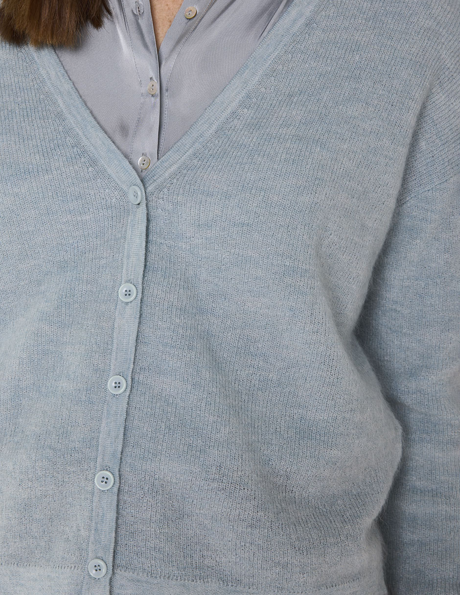 Suéter cuello V para mujer