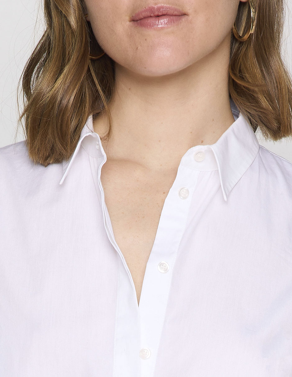 Blusa camisera manga larga para mujer 5