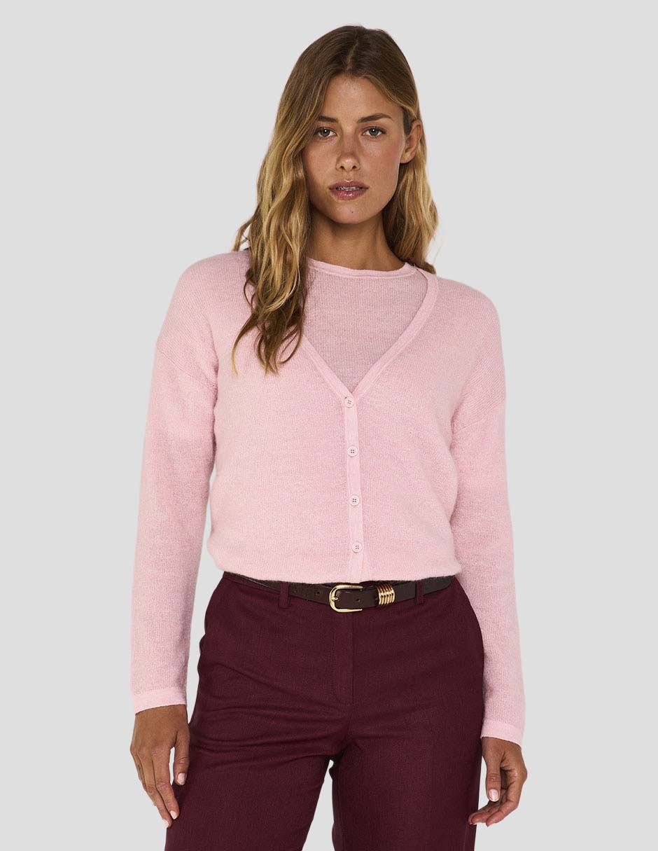 Suéter cuello redondo para mujer