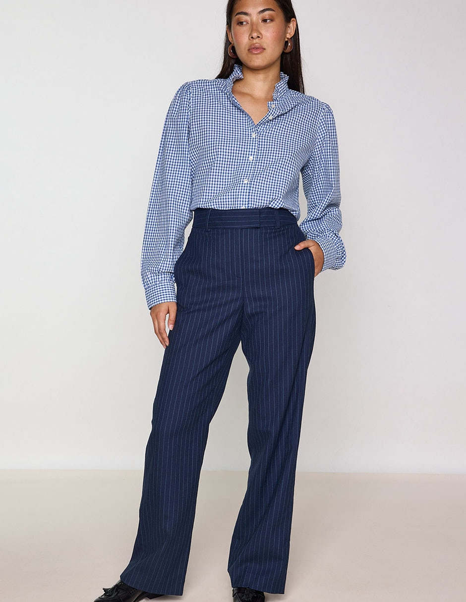 Pantalón de vestir straight para mujer