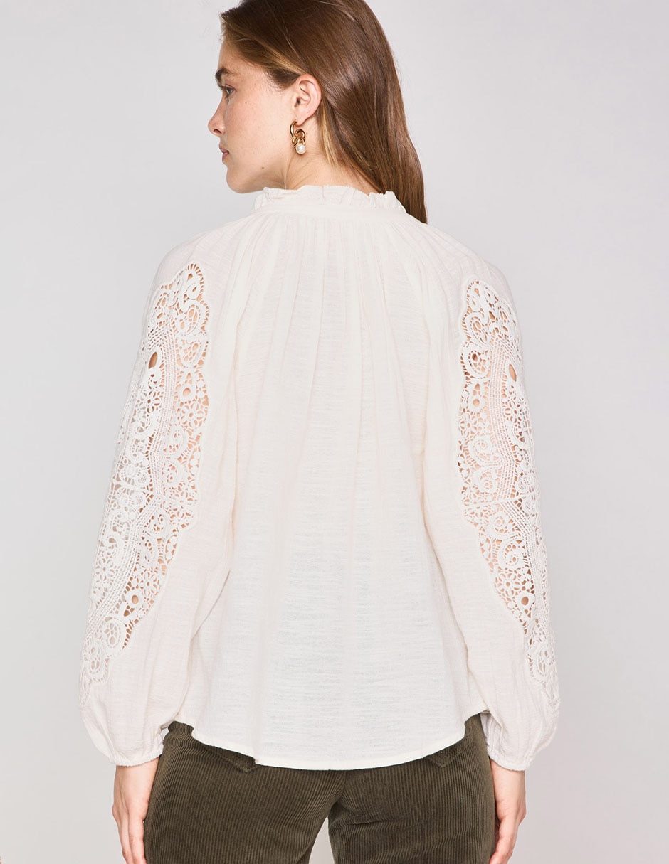Blusa manga larga para mujer 5