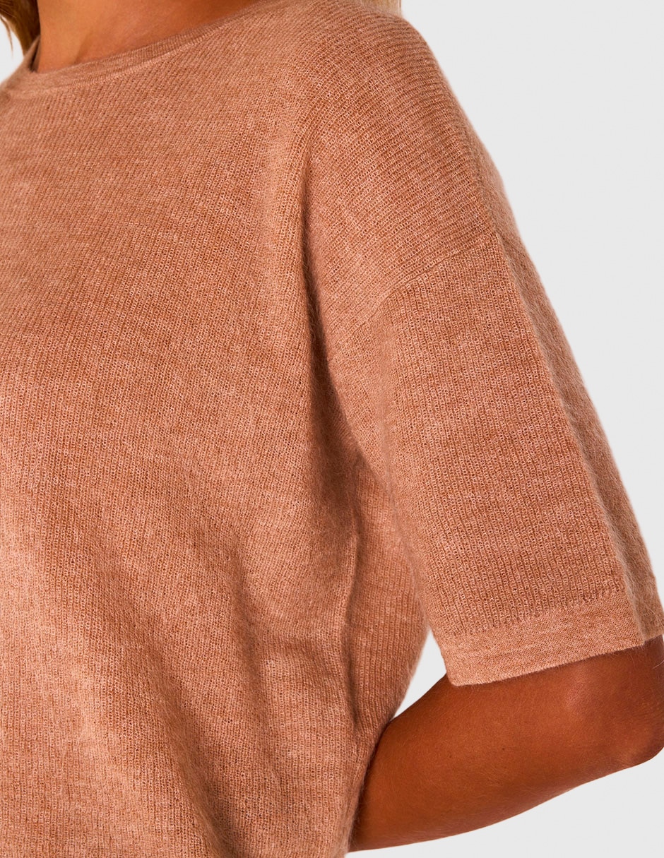 Suéter cuello redondo para mujer 2