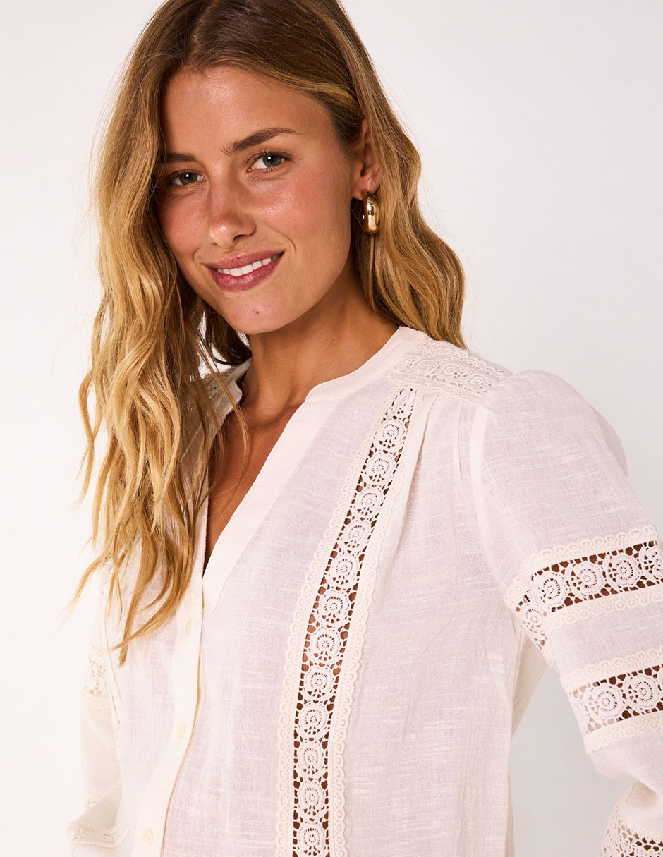 Blusa manga larga para mujer 6