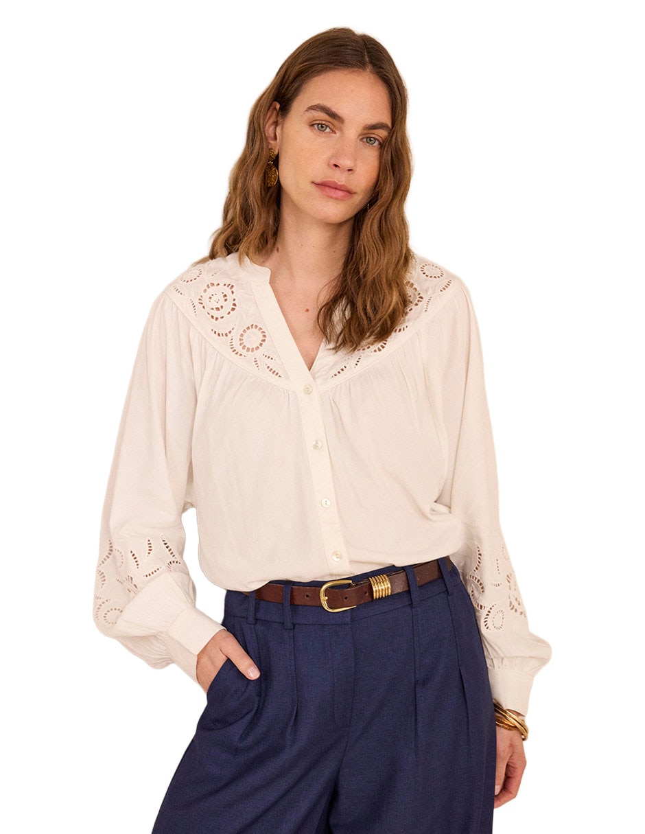 Blusa manga larga para mujer 1