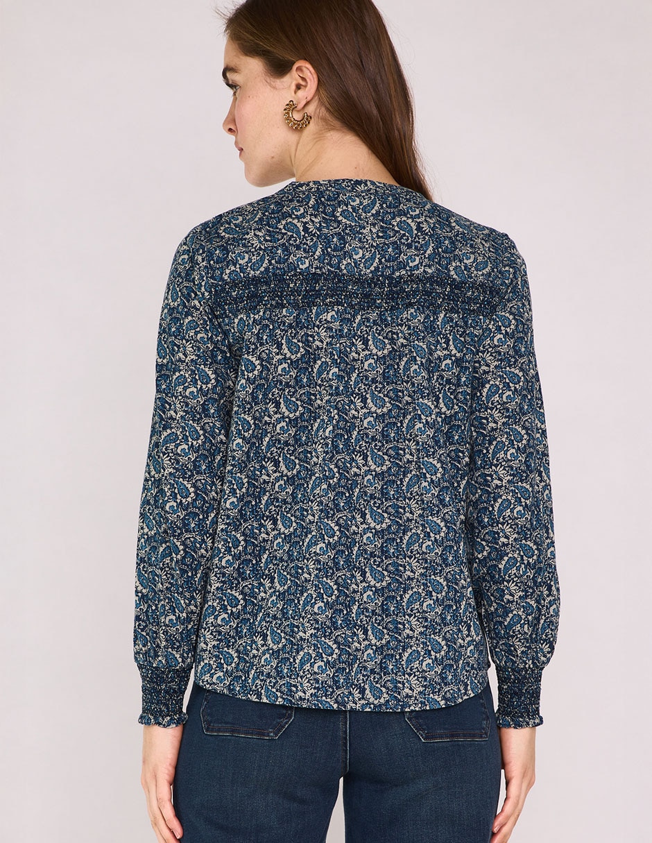 Blusa Maison 123 manga larga para mujer