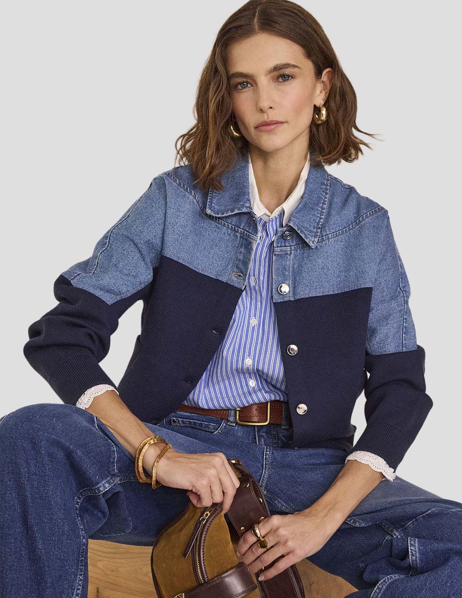 Blusa camisera manga larga para mujer 7